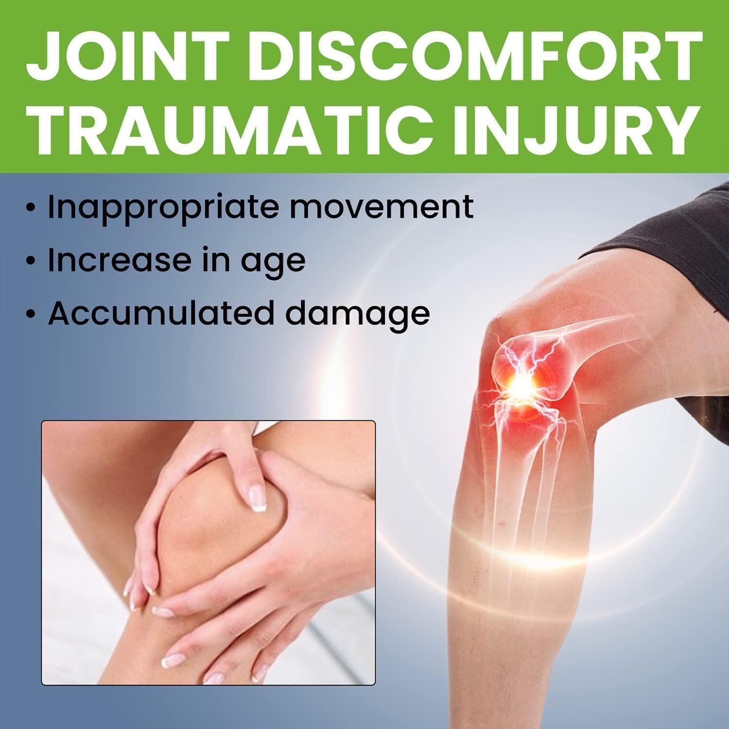 Herbal Knee Pain Relief Patch – Natural Wormwood Heating Pad (Pack of 10)